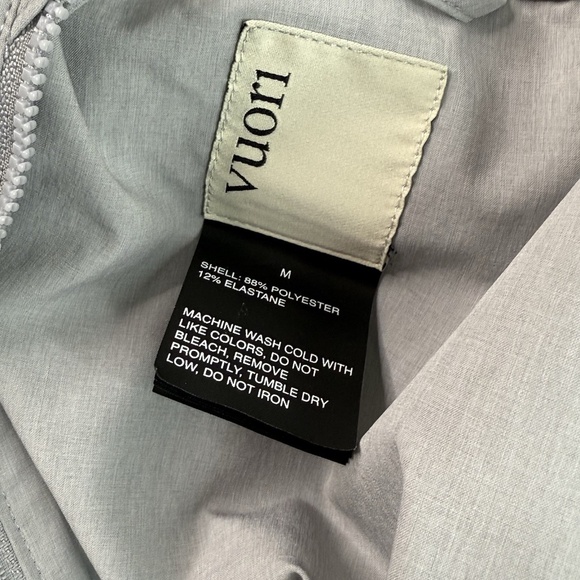 Vuori Venture Track Jacket Mens M Light Gray Full Zip Lightweight Outdoor Gym - Picture 6 of 11